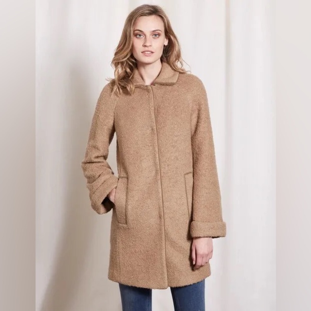 Boden Bridget Bouclé Coat Size 2
